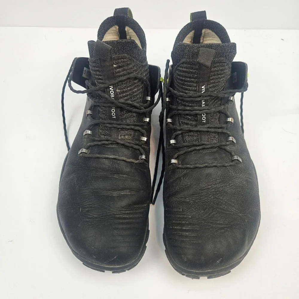 Vivobarefoot Magna Forest Esc Mens 48 14 Black Good Michelin Sole Hiking Boots